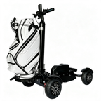 Foldable 4 Wheel Electric Golf Scooter Rideable Golf Trolley