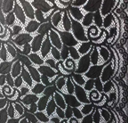 Elegant Floral Lace Boat Neck A-Line Midi Dress