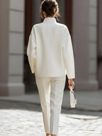 Luxe Oversized Shirt & Tailored Trouser Two-Piece Set