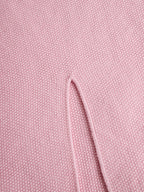 【24-hour shipping out】Black Contrast Pink Knitted Jacket And Skirt Set