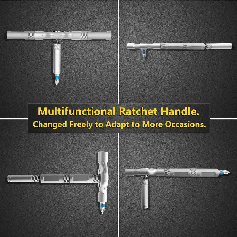 【SummerVibes】24-in-1 Multi-Purpose Magnetic Ratchet Screwdriver & Wrench Set