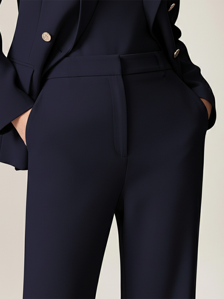 【24-hour shipping out】High-End Fashion Temperament Lapel Double-Breasted Suit