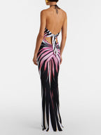 Ray of Sea Print Jumpsuit