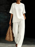 Women's Waffle Two-Piece Set