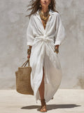 Women's Designer-style Shirt Dress