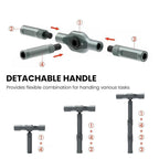 【SummerVibes】24-in-1 Multi-Purpose Magnetic Ratchet Screwdriver & Wrench Set