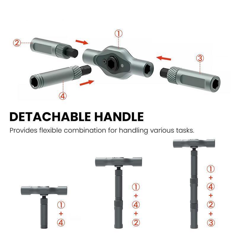 【SummerVibes】24-in-1 Multi-Purpose Magnetic Ratchet Screwdriver & Wrench Set