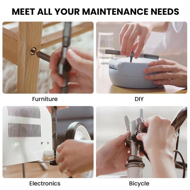 【SummerVibes】24-in-1 Multi-Purpose Magnetic Ratchet Screwdriver & Wrench Set