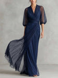 Fashionable Mesh Maxi Dress
