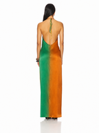 The Sunset Halter Maxi Dress