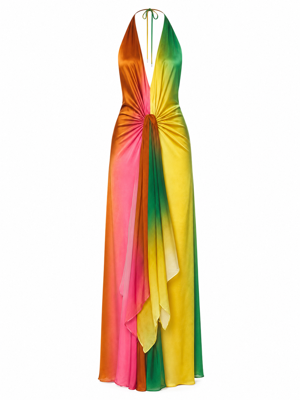 The Sunset Halter Maxi Dress