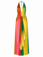 The Sunset Halter Maxi Dress
