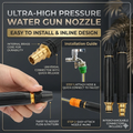 🚀 Ultra-High Pressure Hose Nozzle: Ultra High Pressure Hose Nozzle - Power Washer Jet for Car & Home Cleaning-EV